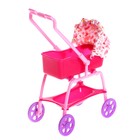 Кукла-модель шарнирная «Молодая мама» с пупсом, коляской и аксессуарами, МИКС - Фото 3