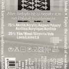 Пряжа для вязания спицами, крючком ALIZE, Superlana tig, 25% шерсть, 75% акрил 570 м/100 г, (87 угольно-серый) - фото 30786247