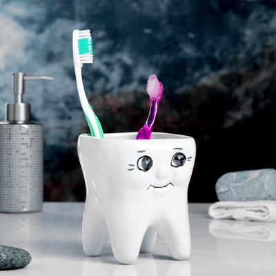 Стакан для зубных щеток пластиковый - Купить Стакан для Ванны в Украине