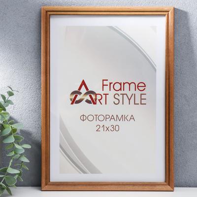 Фоторамка для фото 21×30 см Tariro, сосна, коричневый, (пластиковый экран)