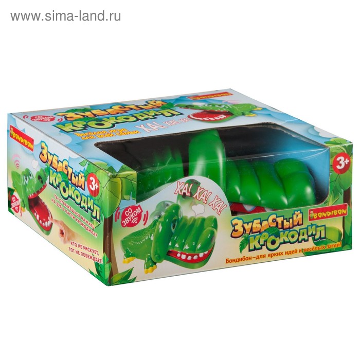 Настольная игра Bondibon «Зубастый крокодил» со звуком - Фото 1