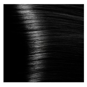 Крем-краска для волос Kapous с гиалуроновой кислотой, 1.00 Черный интенсивный, 100 мл