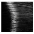 Крем-краска для волос Kapous с гиалуроновой кислотой, 1.0 Черный, 100 мл - Фото 1