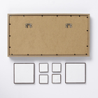 Фоторамка -коллаж на 6 фото 4.5×4.5 см, 10×10 см «Сидней», рамки на магните, МДФ, 21.7×41.5×4 см 3714187