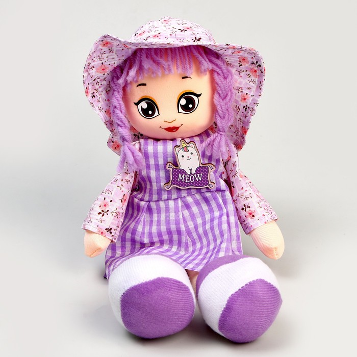 Кукла «Аня», с брошкой, 29 см - фото 1883403234