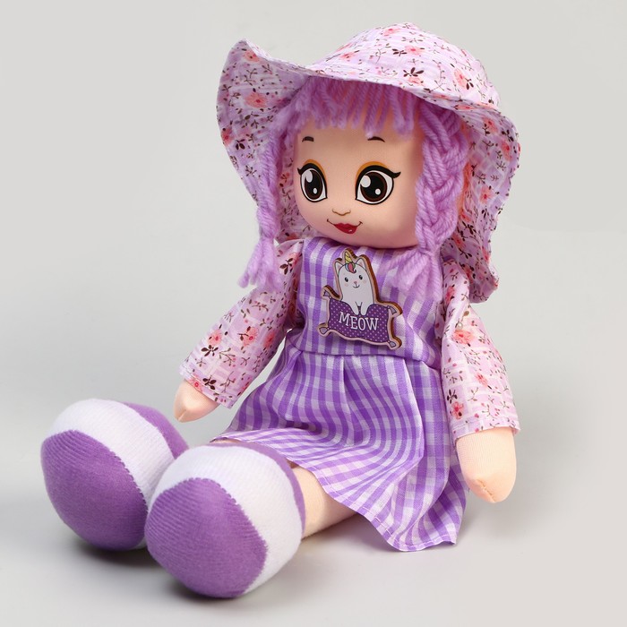 Кукла «Аня», с брошкой, 29 см - фото 1905509463
