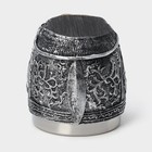 Стопка из нержавеющей стали «Череп в шлеме. Хэллоуин», 70 мл, цвет серебряный - фото 4519539