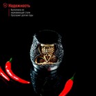 Стопка средневековая «Череп в шлеме. Хэллоуин», 70 мл, нержавеющая сталь, цвет серебряный - Фото 5