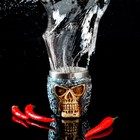 Стопка средневековая «Череп в шлеме. Хэллоуин», 70 мл, нержавеющая сталь, цвет серебряный - Фото 8