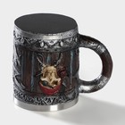 Кружка средневековая «Пираты. Хэллоуин», 400 мл, нержавеющая сталь, коричневая - Фото 3