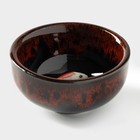 Набор для чайной церемонии керамический «Лунное озеро», 7 предметов: 6 пиал 50 мл, чайник 150 мл, цвет красный - Фото 3