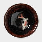 Набор для чайной церемонии керамический «Лунное озеро», 7 предметов: 6 пиал 50 мл, чайник 150 мл, цвет красный - Фото 4