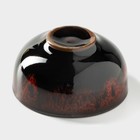 Набор для чайной церемонии керамический «Лунное озеро», 7 предметов: 6 пиал 50 мл, чайник 150 мл, цвет красный - Фото 5