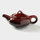 Набор для чайной церемонии керамический «Лунное озеро», 7 предметов: 6 пиал 50 мл, чайник 150 мл, цвет красный - Фото 6