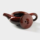 Набор для чайной церемонии керамический «Лунное озеро», 7 предметов: 6 пиал 50 мл, чайник 150 мл, цвет красный - Фото 7