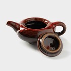 Набор для чайной церемонии керамический «Лунное озеро», 7 предметов: 6 пиал 50 мл, чайник 150 мл, цвет красный - Фото 8