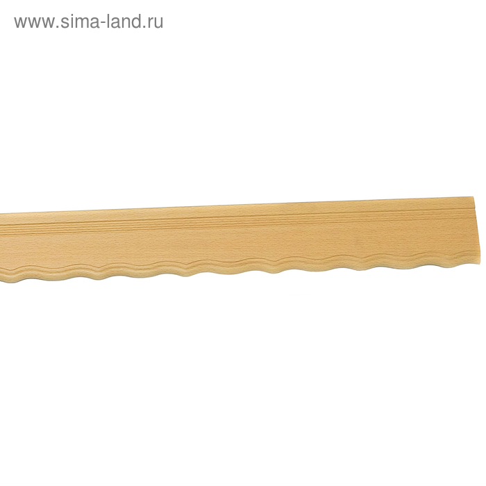 Планка декоративная двухрядная 300 см, цвет бук