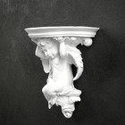 Консоль подвесная «Ваза с ангелом», декор настенный, 11.5×21.5×25 см 3954676