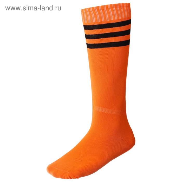 Гетры футбольные ONLYTOP, р. 38-40, цвет оранжевый - Фото 1