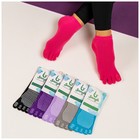 Носки для йоги Sangh, р. 36-38, цвета МИКС - фото 3824818