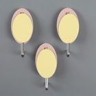 Крючок на липучке «Мороженое», 3 шт, цвет и форма МИКС - Фото 2