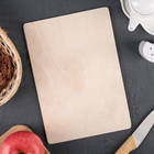 Доска разделочная деревянная «Клубника», 23×16×0,6 см - Фото 4