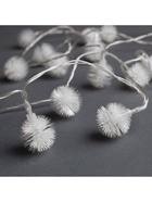 УЦЕНКА Гирлянда «Нить», 3 м, с насадками в виде ёжиков, IP20, 20 LED, AAх3, прозрачная нить, свечение мульти - Фото 5