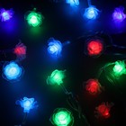 УЦЕНКА НИТЬ, 5 м, с насад. “Роза большая”, Н.С. LED-20-220V, моргает, МУЛЬТИ - фото 14716644