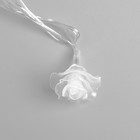 УЦЕНКА Гирлянда «Нить» 5 м с насадками «Розы большие», IP20, 20 LED, 220 В, мигание, прозрачная нить, свечение мульти - Фото 7