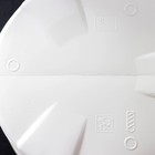 Кашпо для цветов IDEA «Дюна», 8.5 л, d=25 см, h=24 см, пластик, белое - Фото 4