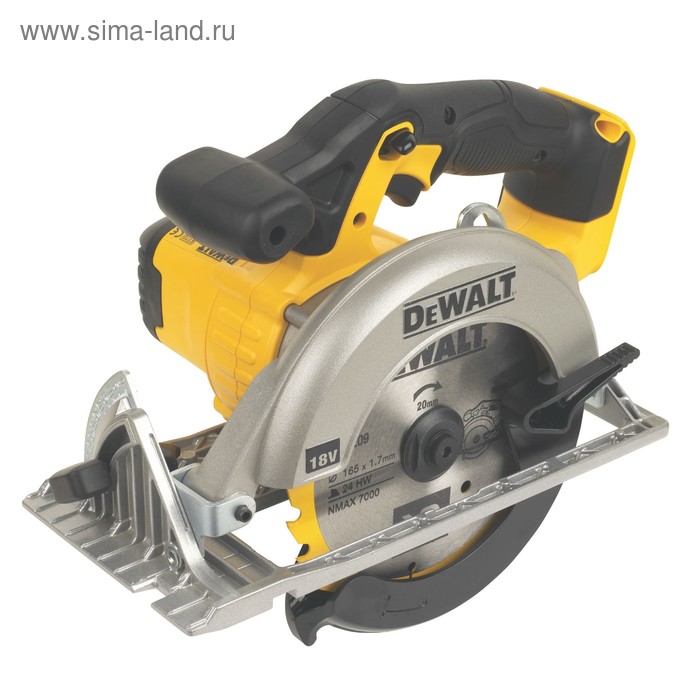 Пила дисковая DeWalt DCS 391 N, аккумуляторная, 18 В, 165х20 мм, 5150 об/мин, БЕЗ АКК И ЗУ - Фото 1