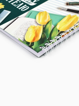 Блокнот двойной, 48 л., мягкая обложка, 14.5?12 см «Самому лучшему учителю» (комплект 2 шт)