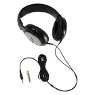 Наушники Sennheiser HD 206, полноразмерные, 108 дБ, 24 Ом, 3.5 + 6.3 мм, 3 м, черные - Фото 1