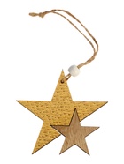 Елочная игрушка Лесная мастерская «Звездный путь», золотая - Фото 4