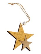 Елочная игрушка Лесная мастерская «Звездный путь», золотая - Фото 5