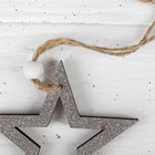 Новогодняя подвеска «Серебряная звезда» - Фото 3