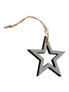 Елочная игрушка «Серебряная звезда» - фото 121932899
