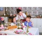 Варежка-прихватка "Тюльпаны" 20х27см,35% х/л,65% п/э,ватин 250г/м2 - Фото 4