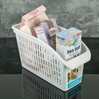 Корзина для хранения IDEA, пластик, 29×13×17 см, белая - Фото 5