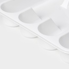 Лоток для столовых приборов IDEA, 26×33.5×4.8 см, пластик, белый - Фото 4