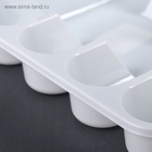 Лоток для столовых приборов IDEA, 26×33.5×4.8 см, пластик, белый - Фото 6