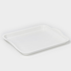 Поднос IDEA, 25×29×3.2 см, пластик, белый - Фото 1