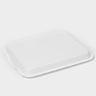 Поднос IDEA, 25×29×3.2 см, пластик, белый - Фото 3