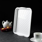 Поднос IDEA, 25×29×3.2 см, пластик, белый - Фото 5