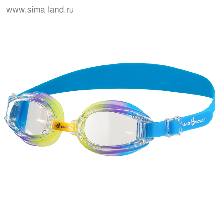 Очки для плавания детские Coaster kids, цвет синий/зелёный - Фото 1