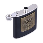 Подарочный набор «Герб России»: фляжка 210 мл, 2 стопки, воронка - Фото 3