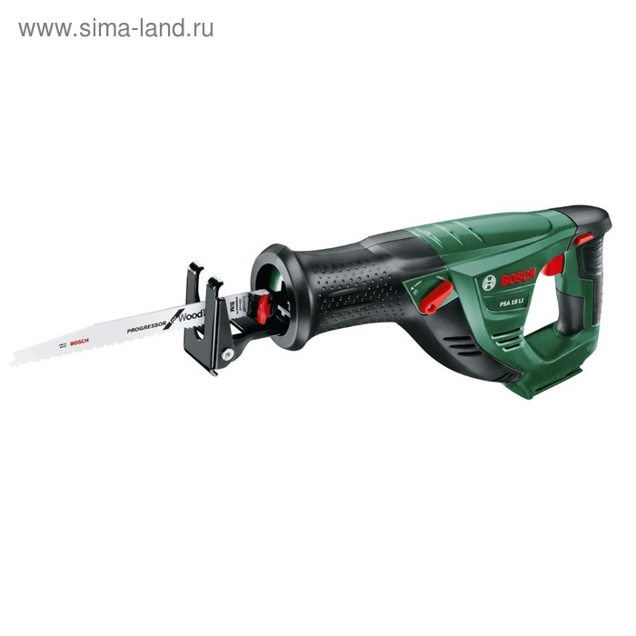 Аккумуляторная сабельная пила Bosch PSA 18 LI (06033B2301), 18 В, ход 22 мм, БЕЗ АКК И ЗУ - Фото 1