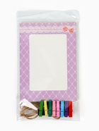 Набор фоторамок на прищепках «Солнечный день», верёвка, прищепки, фоторамки 8 шт., размер: 18×13 см 3588784