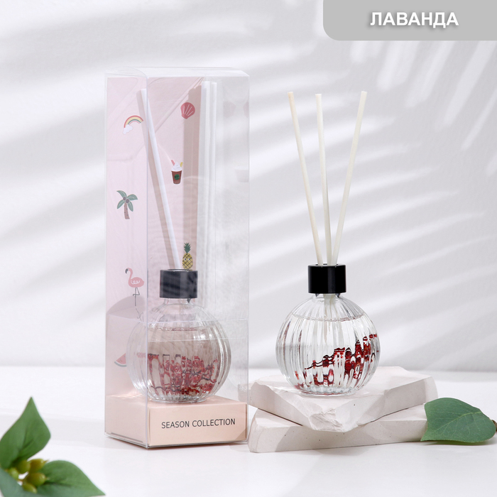 Диффузор ароматический с наполнением Natural, 50 мл, лаванда, «Богатство Аромата» - Фото 1