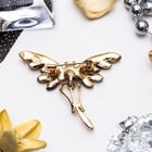 Брошь «Стрекозка» с хвостиком, цвет коричневый в золоте - Фото 3
